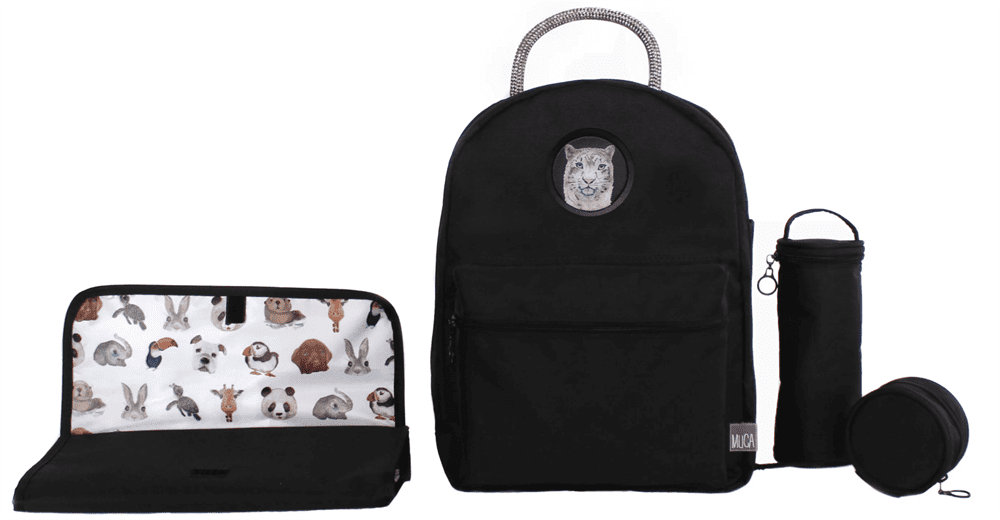 Bebek Bakım Çantası Seti Gogi Siyah resmi