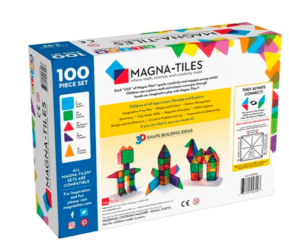 Magna-Tiles 100 Parça resmi