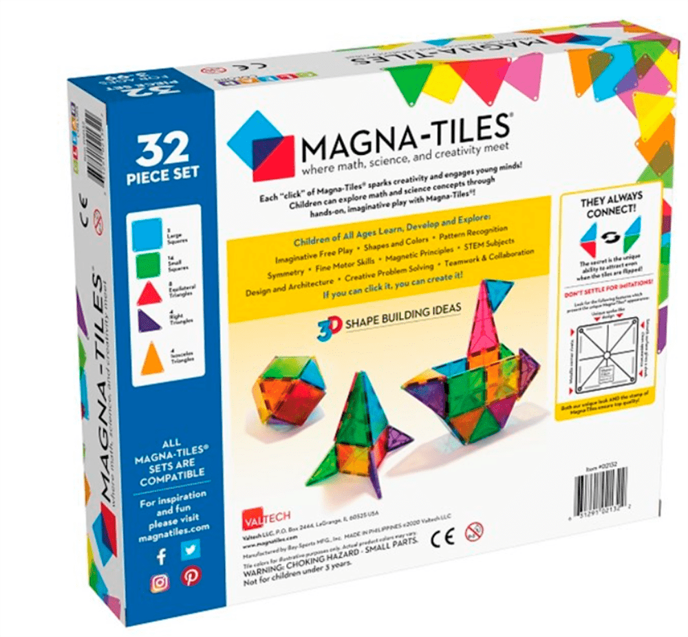 Magna-Tiles 32 Parça resmi