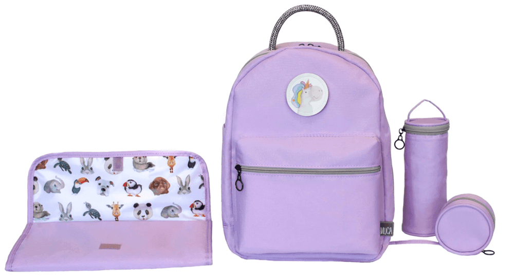 Bebek Bakım Çantası Seti Gogi Lila resmi