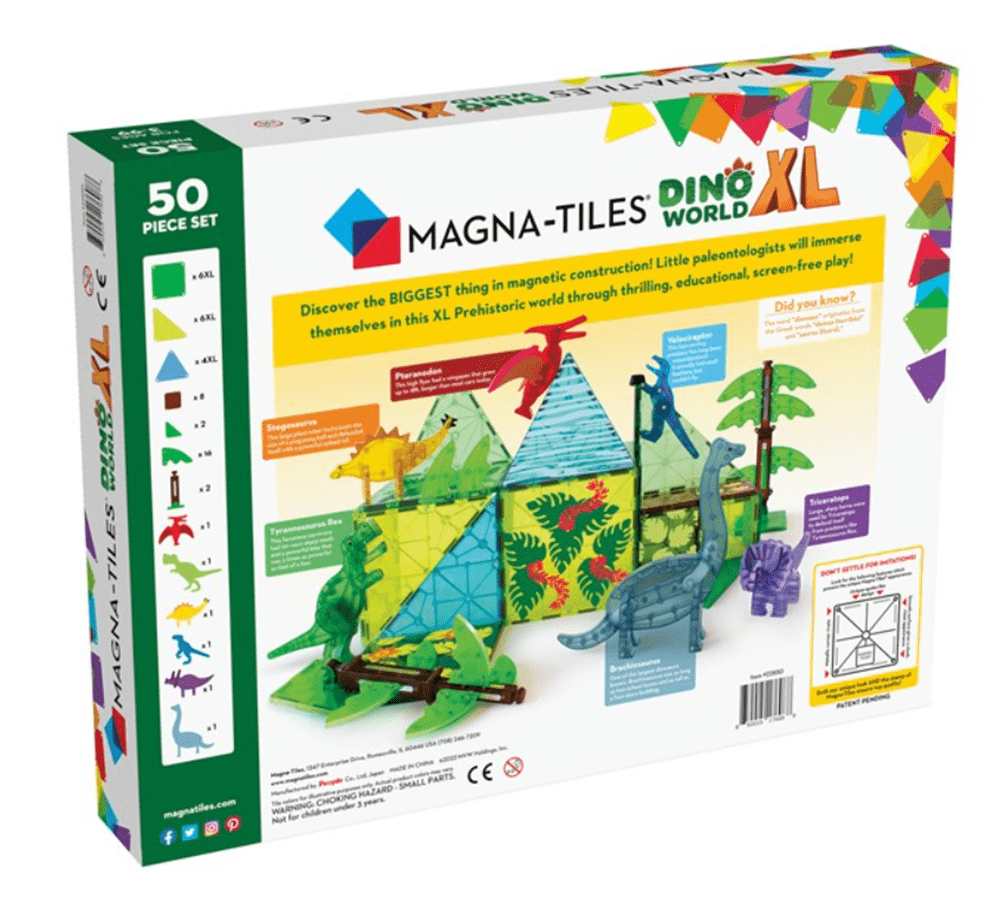 Magna-Tiles Dino World XL resmi