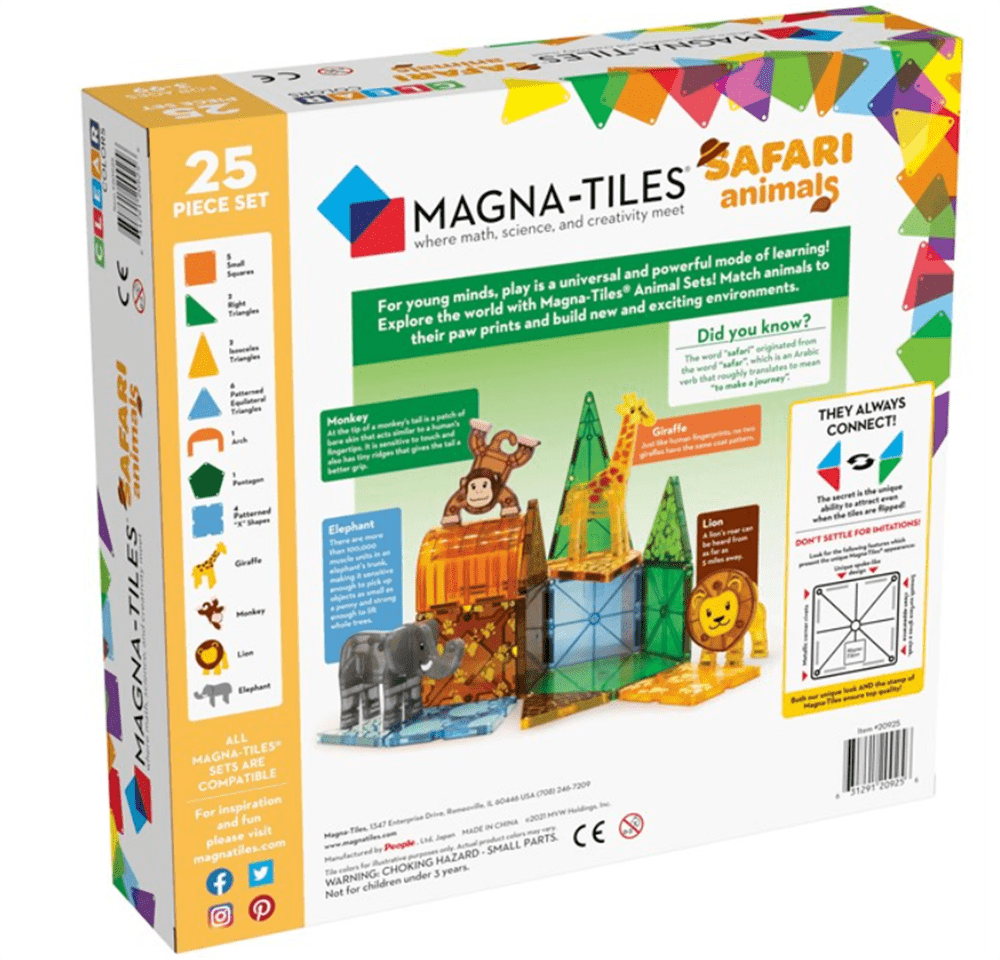 Magna-Tiles Safari Animals resmi