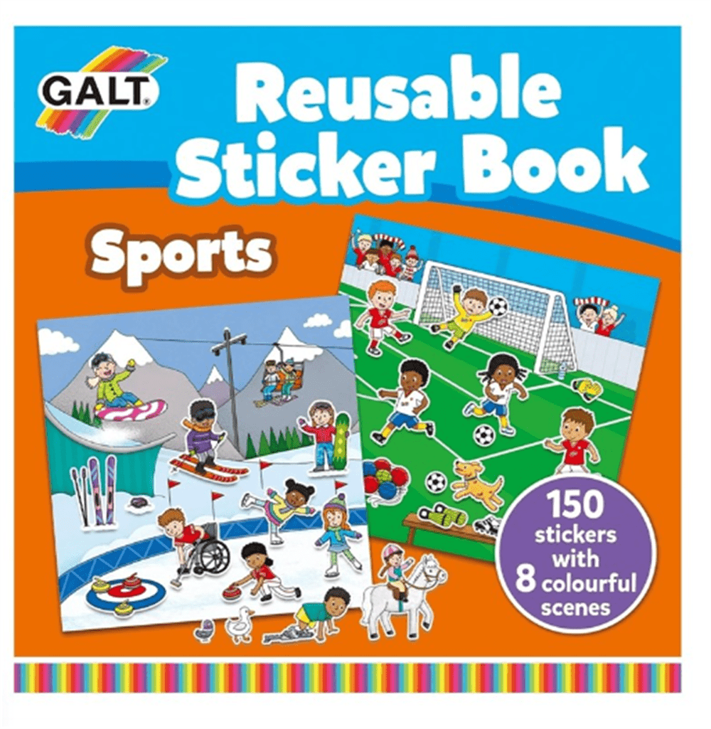Reusable Sticker Book Sports resmi