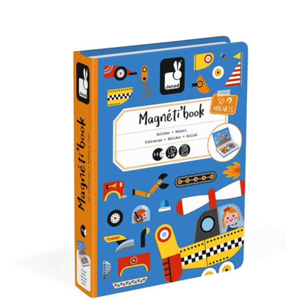 Janod Mıknatıslı Oyun Kitabı - Araçlar resmi