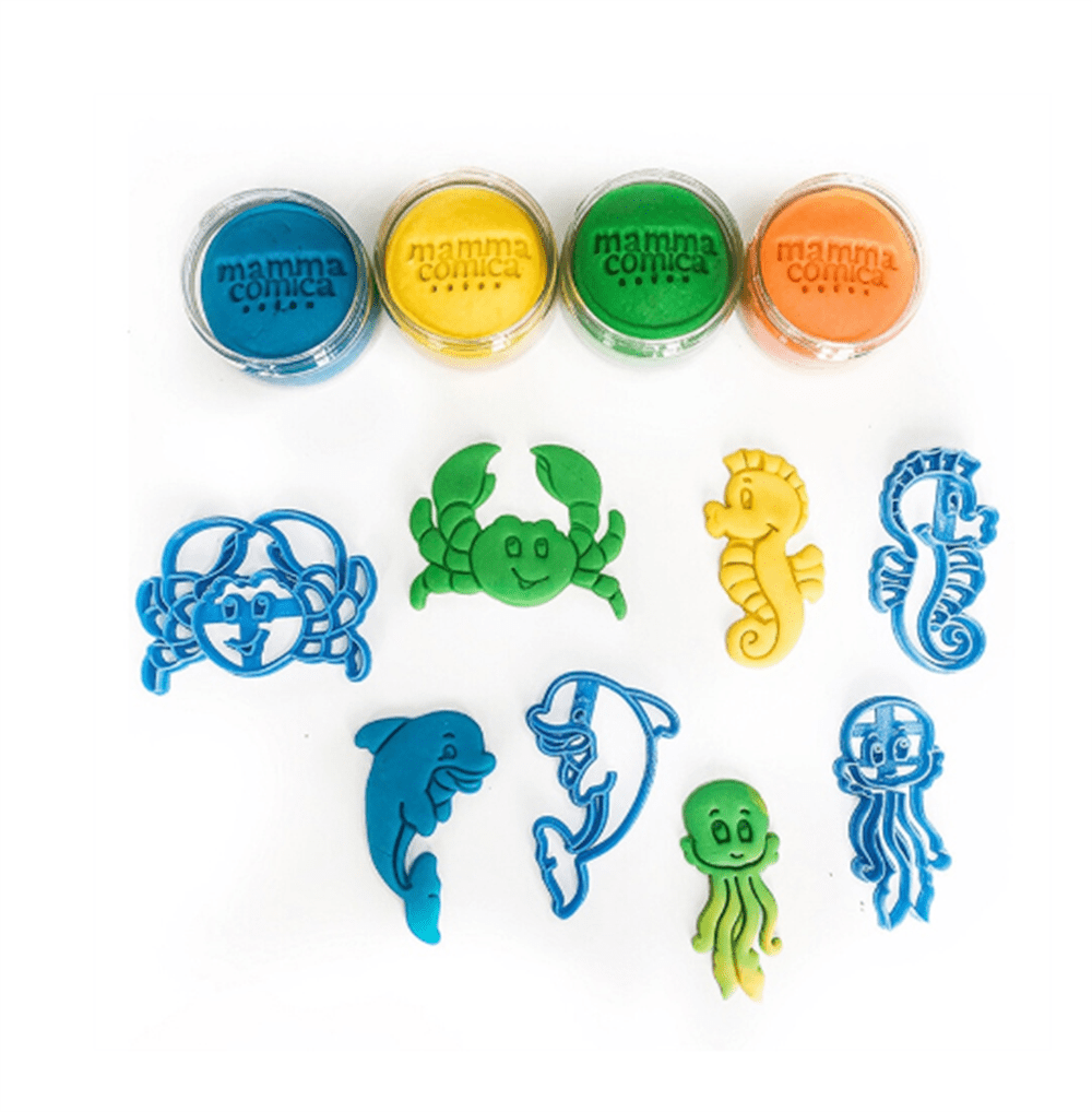 Sevimli Deniz Hayvanları Hamur Set resmi