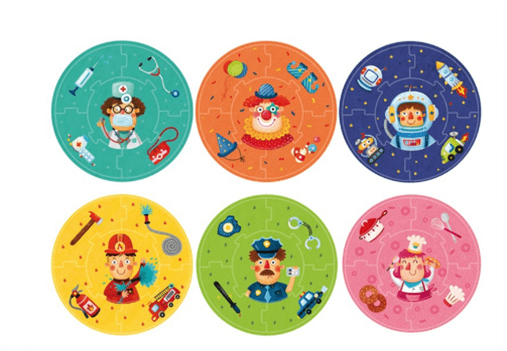 Round Puzzle Who Am I ? resmi