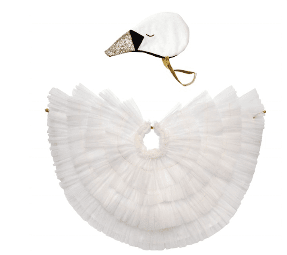 Pelerinli Kuğu Elbise resmi