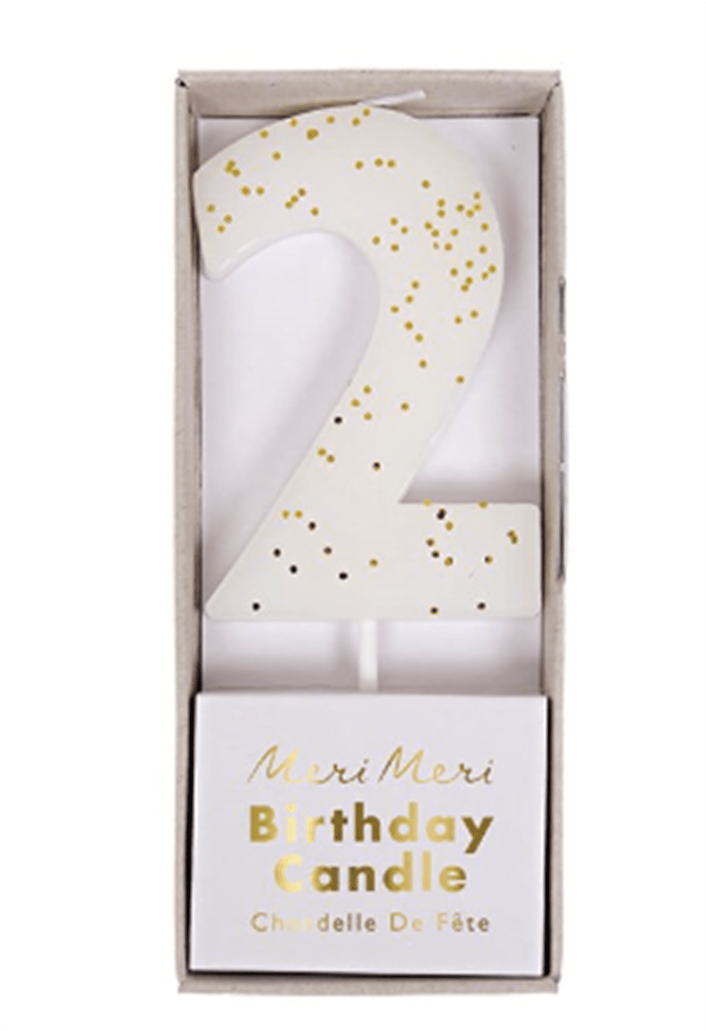 2 Numara Beyaz Mum resmi