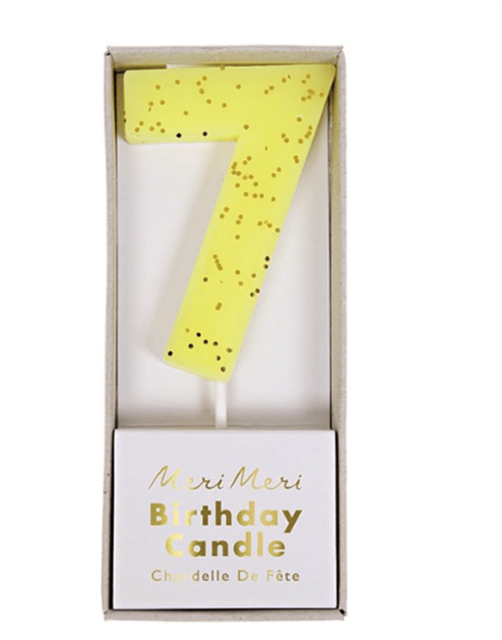 7 Numara Sarı Mum resmi