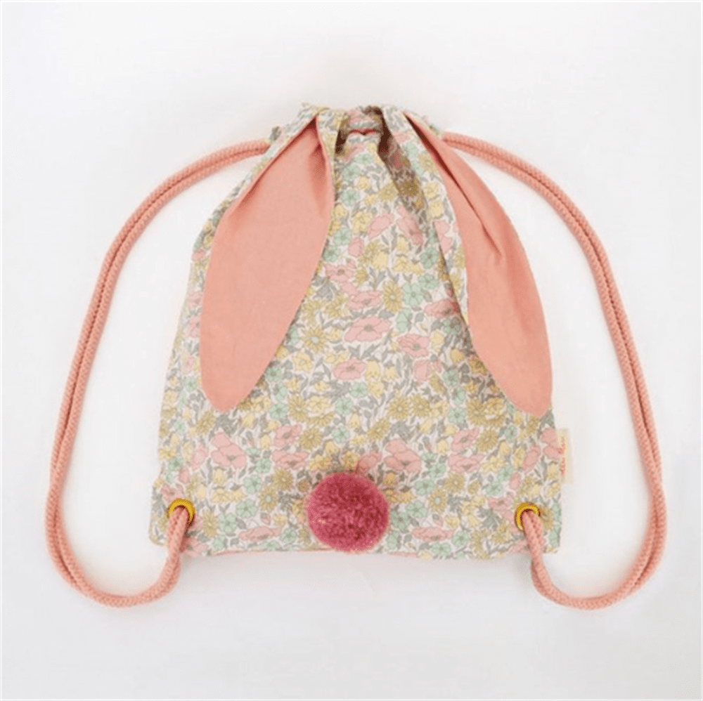 Çiçekli Tavşanlı Sırt Çantası resmi