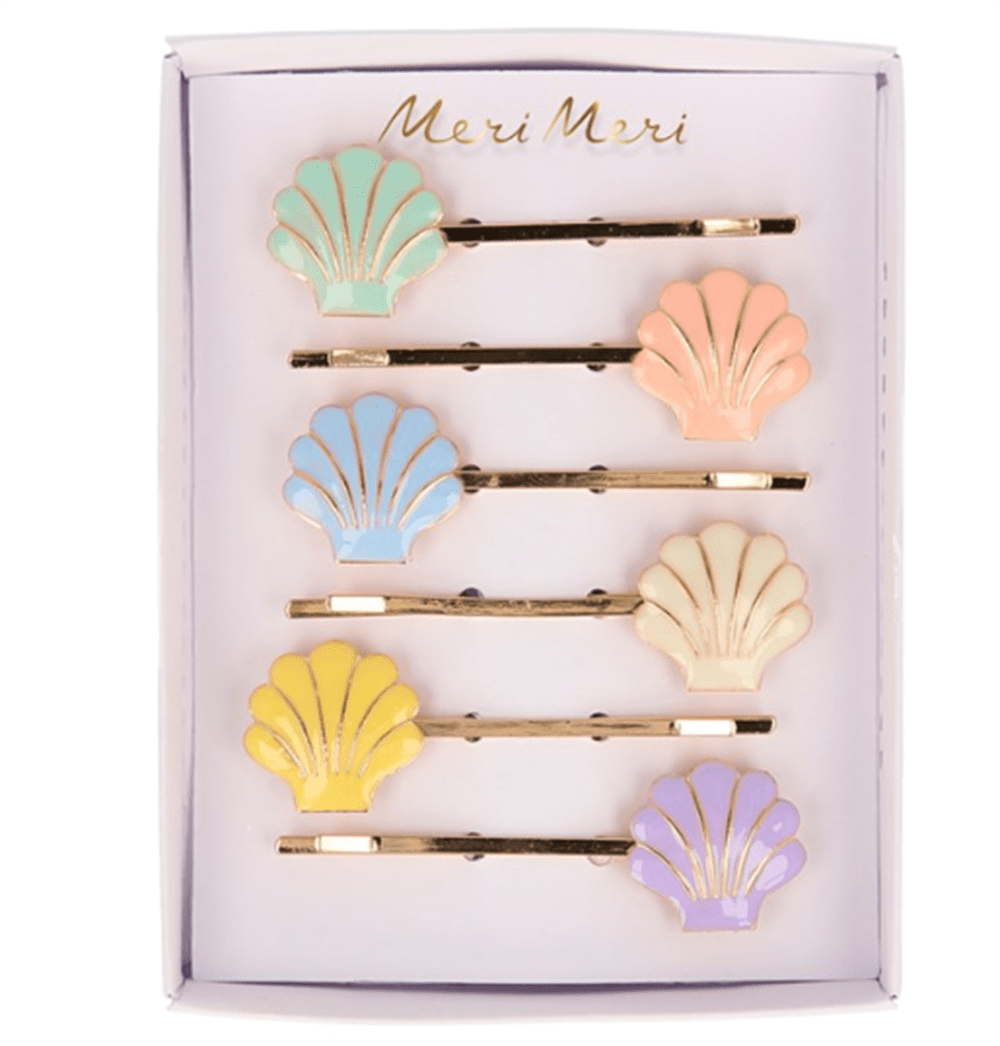 Deniz Kabuğu Tokalar 6’lı resmi