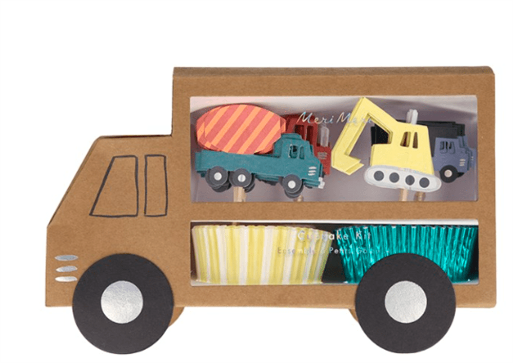 İnşaat Cupcake Kit resmi