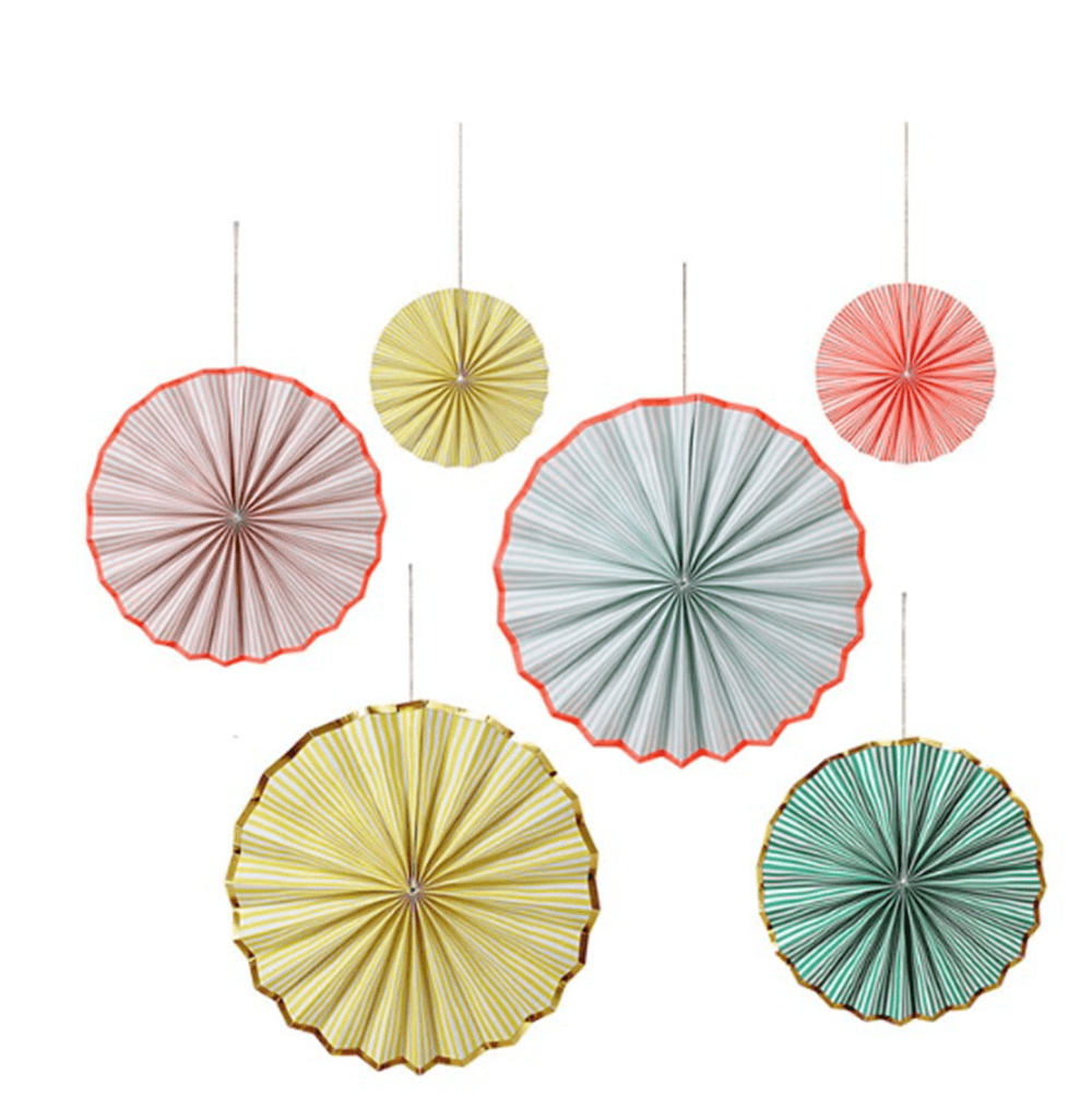 Pastel Neon Dekor Çarklar resmi