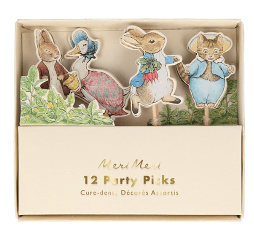 Peter Rabbit Party Çubukları 12’li resmi