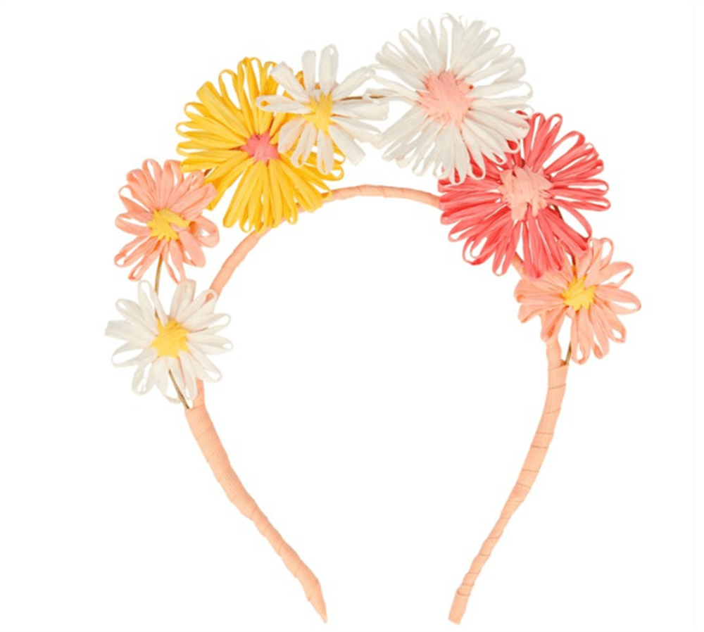 Rafya Çiçekli Taç resmi