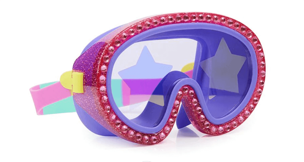 Deniz Gözlüğü Rock Star Glitter Mask Strawberry resmi