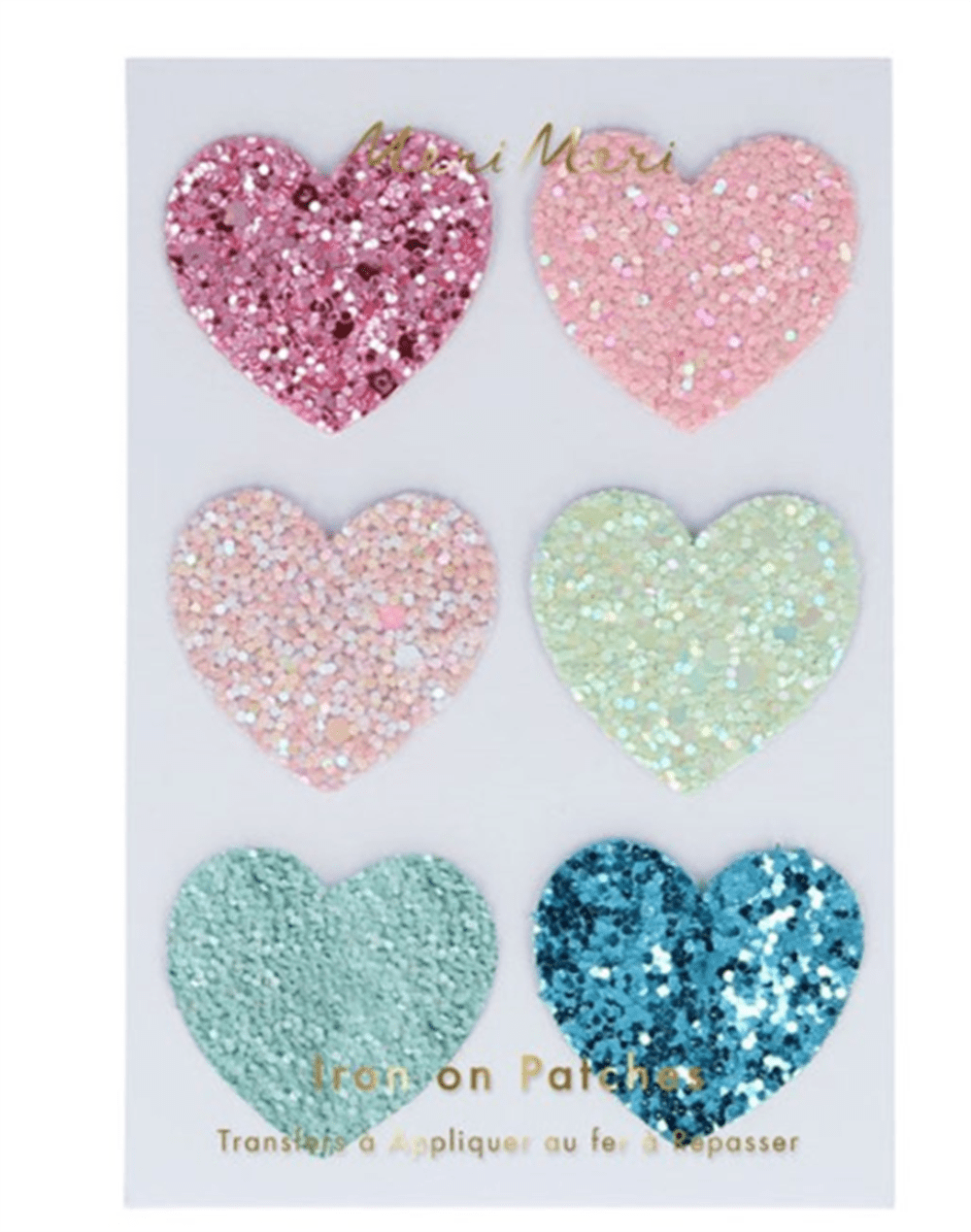 Renkli Simli Kalp Yamalar resmi