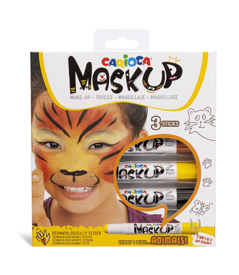 Mask Up Yüz Boyası Animal resmi