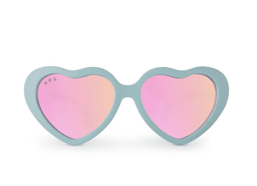 Güneş Gözlüğü Turkuaz Kalp 2-4 Yaş resmi