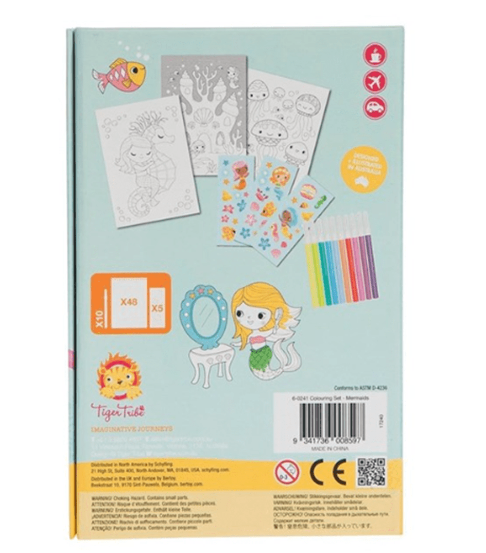 Tiger Tribe Boyama Seti - Mermaids resmi