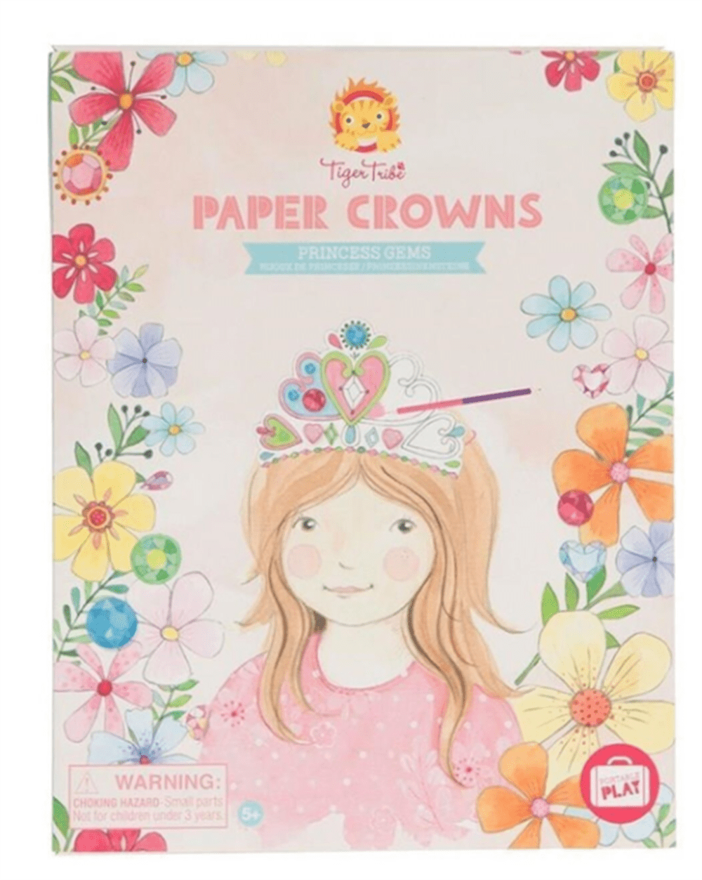 Tiger Tribe Kağıt Taçlar - Princess Gems resmi