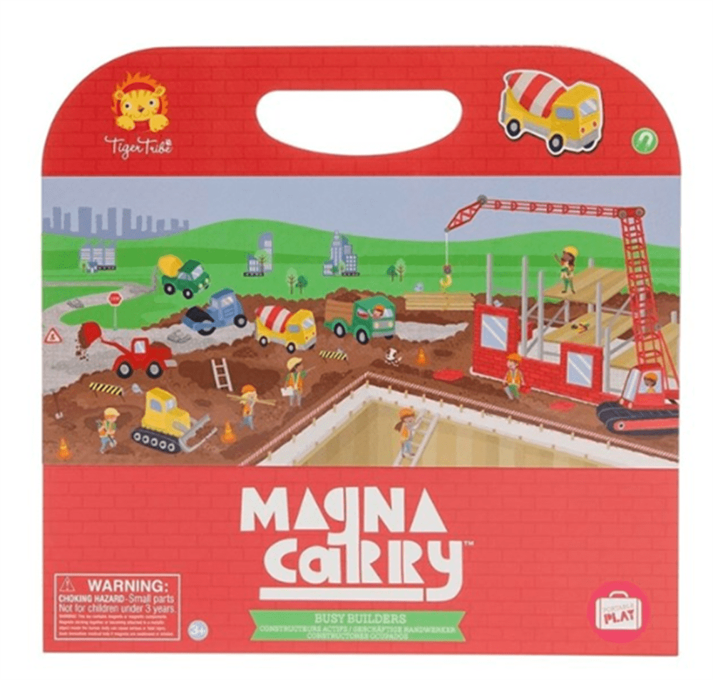 Tiger Tribe Mıknatıslı Oyun Seti - Busy Builders resmi