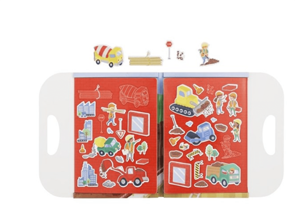 Tiger Tribe Mıknatıslı Oyun Seti - Busy Builders resmi