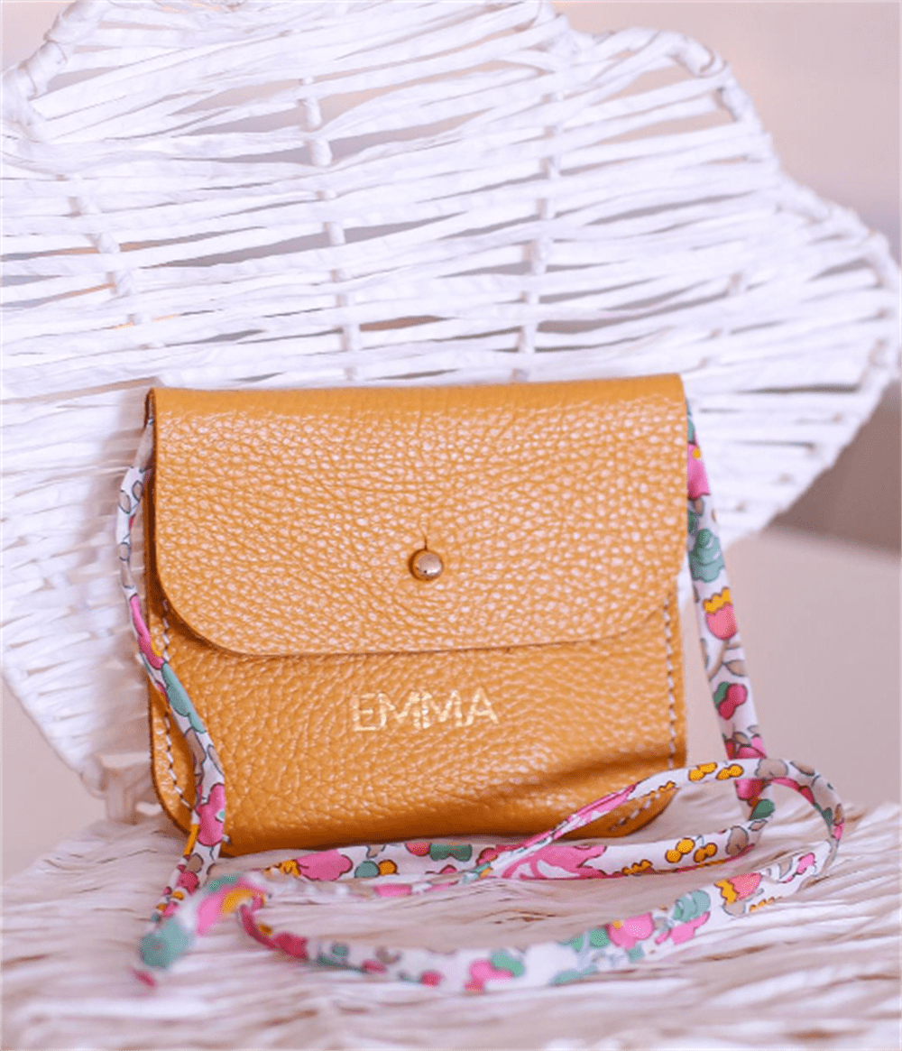 Mini & Kids Deri Çanta Nude resmi