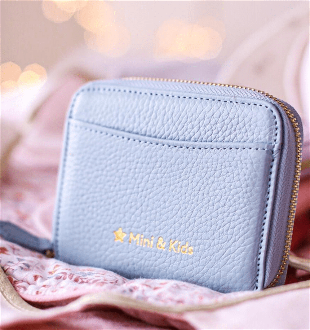 Mini & Kids Fermuarlı Cüzdan Mavi resmi