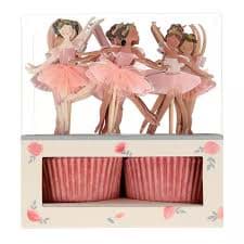 Balerin Cupcake Kiti 24'lü resmi