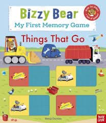 Bizzy Bear Memory Book Things That Go resmi