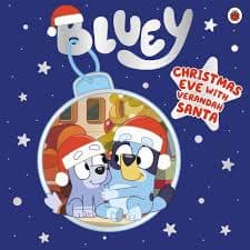 Bluey chistmas eve with verandah santa resmi