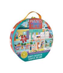 Floss & Rock 3'ü 1 Arada 100 Parça Yapboz Happy Hospital resmi