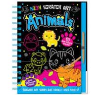 Neon Scratch Art - Animals resmi