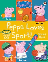 PEPPA PIG - PEPPA LOVES SPORT! STICKER BOOK resmi