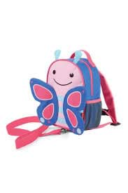 Zoo Çocuk Emniyet Kemerli Sırt Çantası Kelebek resmi