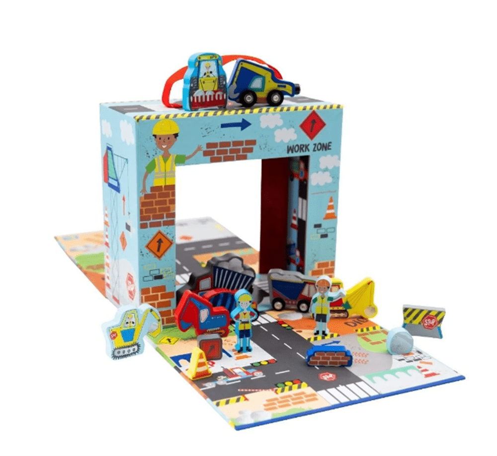 Ahşap Figürlü Oyun Kutuları Construction resmi