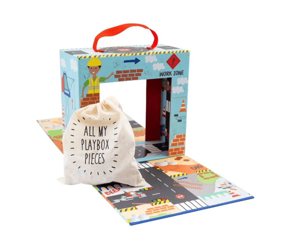 Ahşap Figürlü Oyun Kutuları Construction resmi