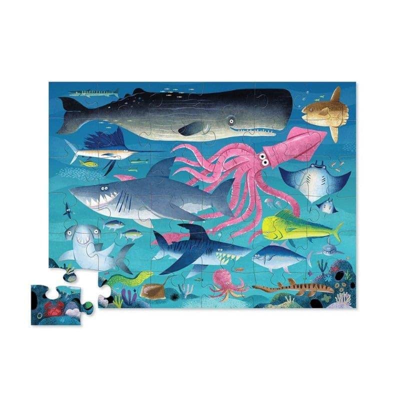 Crocodile Creek Puzzle - 36 Parça - Köpekbalığı Resifi resmi