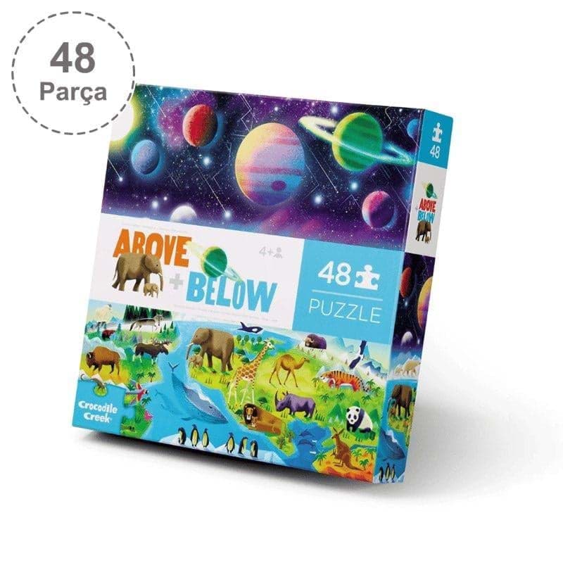 Crocodile Creek Puzzle - 48 Parça - Dünya Ve Uzay resmi