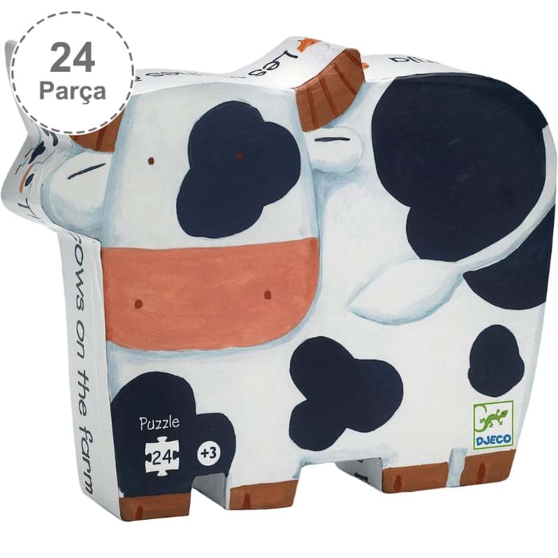 Cows On The Farm 24 Parça Puzzle resmi