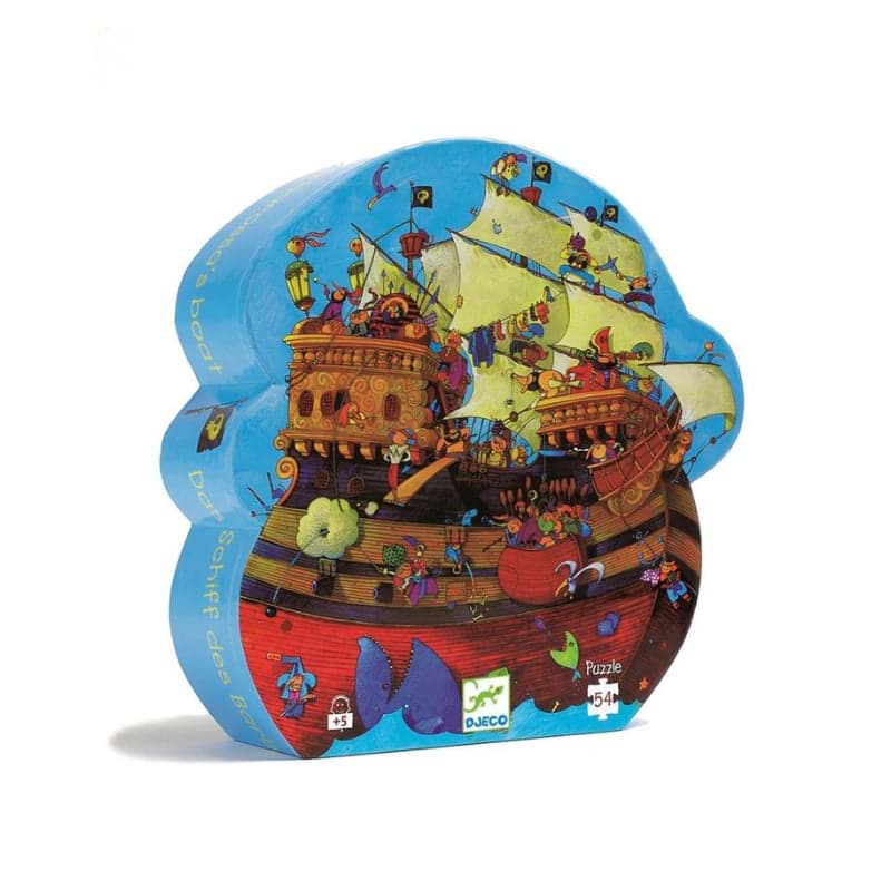 Djeco Dekoratif Puzzle 54 Parça - Barbarossa's Boat resmi