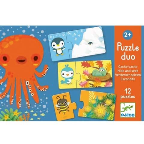 Djeco İkili Puzzle/ Duo Hide Seek resmi