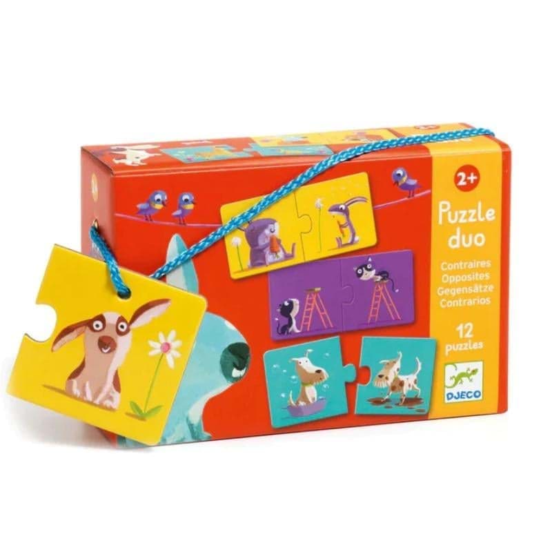 Djeco İkili Puzzle/ Duo Opposites resmi