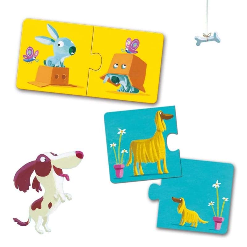 Djeco İkili Puzzle/ Duo Opposites resmi