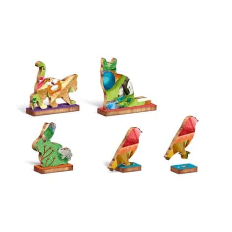 Ahşap Puzzle - Evcil Hayvanlar resmi