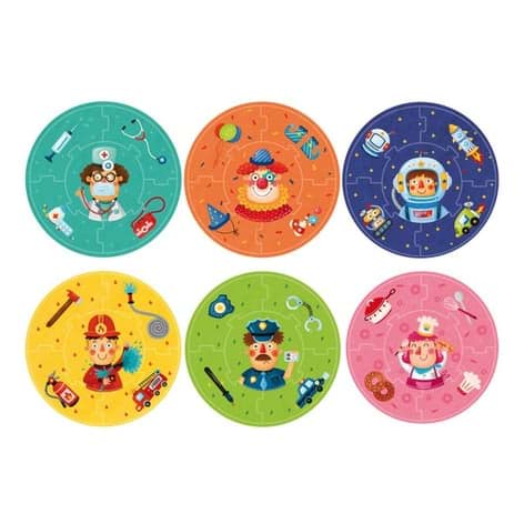 Round Puzzle Who Am I ? resmi