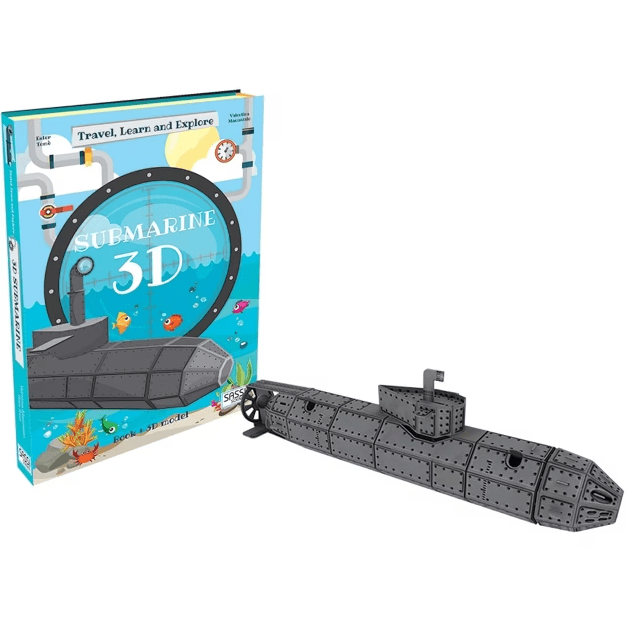 3D Submarine -Book And 3D Model resmi