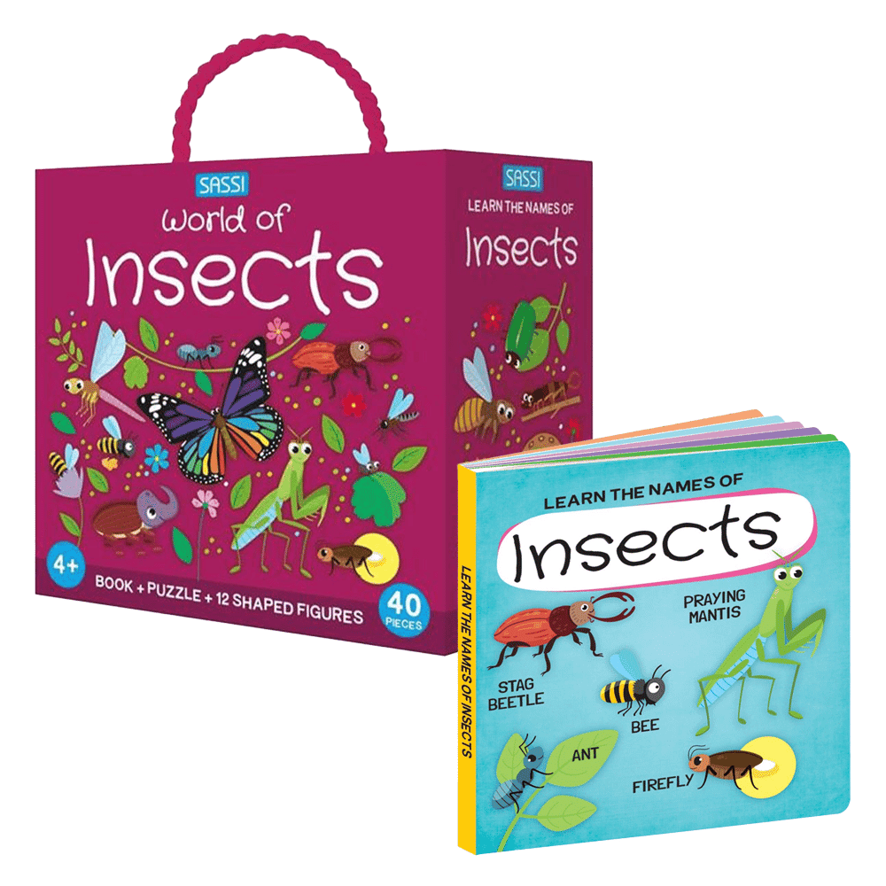 World of Insects - Book and Puzzle resmi