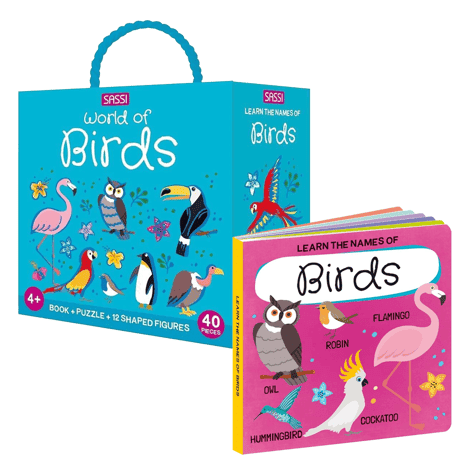 World of Birds - Book and Puzzle resmi